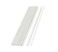 sourcing map Lot de 10 Tige Acier 3 mm x 100 mm rondes