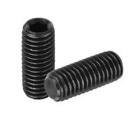 sourcing map Lot de 10 vis sans tête à six pans creux M8 x 20 mm en acier inoxydable 304 pour poignées de porte, réparation de luminaires, noir