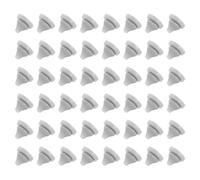 sourcing map Lot de 100 buses de rechange pour pommeau de douche, buse d'arrosage en silicone, pointe ronde, pièces de réparation pour pommeau de douche de diamètre 5 mm, gris clair