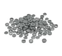 sourcing map Lot de 100 cache-vis à charnière de 3 mm en plastique pour vis M1 M2 M3, gris