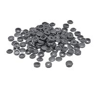 sourcing map Lot de 100 cache-vis à charnière de 3 mm en plastique pour vis M1 M2 M3, gris foncé