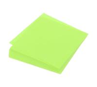 sourcing map Lot de 100 feuilles de papier origami double face vert fluo 7,5 x 7,5 cm 70 g/m² pour projets artistiques, débutants, décoration de cadeaux