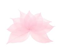 sourcing map Lot de 100 feuilles de squelette rose clair de 5,1 à 7,6 cm pour scrapbooking, feuilles séchées pressées pour albums photo, artisanat, cartes de mariage, arrangements décoratifs, cadeaux