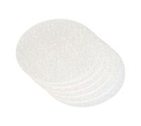 sourcing map Lot de 100 films de protection pour badges de 58 mm, 70 mm, film pailleté holographique transparent pour fabrication de boutons, style pois ronds