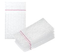 sourcing map Lot de 100 pochettes à bulles auto-adhésives - 8,9 cm + 3 x 7 cm - Double paroi épaisse - En mousse résistante aux chocs - Pour déménagement, expédition, emballage - Transparent