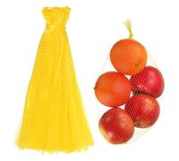 sourcing map Lot de 100 sacs réutilisables en maille de 30 cm pour éclosion d'œufs - Lavables et respirants - Filet de rangement en maille extensible pour fruits de mer, légumes, oignons, courses