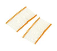 sourcing map Lot de 1000 attaches d'étiquetage standard, en plastique standard, pour pistolet d'étiquetage de prix de vêtements, 50 mm, orange