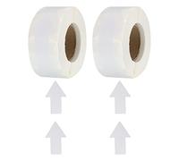 sourcing map Lot de 1000 étiquettes autocollantes blanches en forme de flèche pour scrapbooking, bricolage, organisation des stocks - 3,3 x 5,1 cm