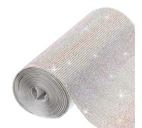 sourcing map Lot de 101250 feuilles de strass autocollants en cristal - 240 x 20 cm - Décoration de voiture - Pour bricolage, voiture, téléphone, vêtements