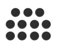 sourcing map Lot de 11 disques ronds en métal pour reliure de livres, 28 mm, pour loisirs créatifs, carnets, accessoires de planificateur, noir