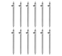 sourcing map Lot de 12 barrettes à ressort à dégagement rapide de 21 mm de diamètre en acier inoxydable pour bracelet de montre
