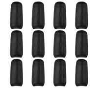 sourcing map Lot de 12 bouchons de bouteille en silicone pour voyage, anti-fuite, bouchons élastiques réutilisables pour la plupart des tailles, articles de toilette, sacs, essentiels, noir