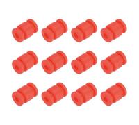 sourcing map Lot de 12 boules en caoutchouc anti-vibrations pour appareil photo RC Quadcopter FPV M3 x 13 mm Rouge