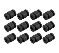 sourcing map Lot de 12 boules en caoutchouc anti-vibrations pour quadricoptère RC FPV - M3,5 x 13 mm - Noir