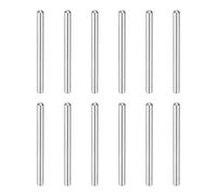 sourcing map Lot de 12 chevilles en acier inoxydable 304 - 5 x 60 mm - Tête ronde plate chanfreinée - Pour étagère - Éléments de fixation pour meubles et projets de bricolage