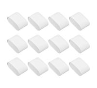 sourcing map Lot de 12 coussins de présentation de montres, 7,1 x 4,4 x 3,1 cm, coussin de montre en cuir synthétique pour boîte de montre, coussins de rangement, blanc