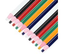 sourcing map Lot de 12 crayons de graisse à décoller - Marqueurs de couleur chinoise pour verre, métal, plastique, papier, crayons de cire non aiguisés pour coloriage, dessin, marquage - 6 couleurs