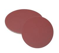 sourcing map Lot de 12 disques abrasifs PSA de 25,4 cm, grains 150 en oxyde d'aluminium auto-adhésifs, papiers abrasifs ronds sans trou, peinture de voiture, bois, métal