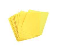 sourcing map Lot de 12 écussons thermocollants pour réparation de vêtements, pantalons, sacs - Jaune - 12,4 x 9,4 cm