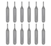 sourcing map Lot de 12 embouts de tournevis cruciformes PH0000 - Tige hexagonale de 28 mm de long - En acier S2 - Magnétique - Pour réparation de précision électrique