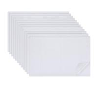 sourcing map Lot de 12 feuilles de papier peint autocollant en PVC pour maison de poupée miniature, mini décoration murale pour maison de poupée, table de sable, accessoires de modèle 30 x 20 cm (gris