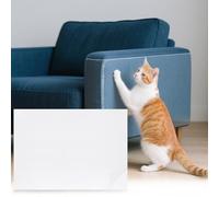 sourcing map Lot de 12 feuilles de protection anti-rayures pour meubles - 43,2 x 30,5 cm - Protection transparente contre les griffes de chat - Pour coins de canapé, murs, portes