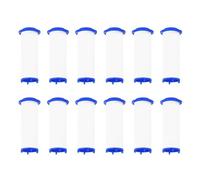 sourcing map Lot de 12 filtres de pommeau de douche 6,1 cm en coton PP de rechange haute pression pour ventilateur de douche
