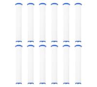 sourcing map Lot de 12 filtres de pommeau de douche de 12 cm en coton PP de rechange haute pression pour ventilateur de douche