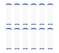 sourcing map Lot de 12 filtres de pommeau de douche de 8,3 cm en coton PP de rechange haute pression pour ventilateur de douche