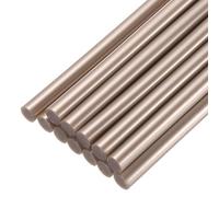 sourcing map Lot de 12 mini bâtons de colle chaude pour pistolet à colle 11 mm x 200 mm Champagne doré