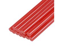 sourcing map Lot de 12 mini bâtons de colle chaude pour pistolet à colle Rouge 7 mm x 100 mm