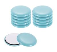 sourcing map Lot de 12 patins autocollants ronds de 5,1 cm pour moquette et sols en bois dur, vinyle - Bleu ciel