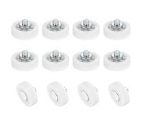 sourcing map Lot de 12 rouleaux de tiroir en plastique de 22 mm pour petits tiroirs - Roulettes de rechange pour meubles, armoires, armoires