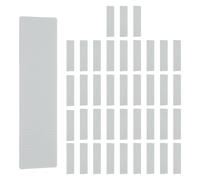 sourcing map Lot de 120 cales plates en plastique de 0,6 cm pour carrelage structurel, blocs de vitrage en plastique pour niveau d'amélioration de la maison, cale de porte de toilettes, entretoises de