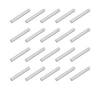 sourcing map Lot de 120 chevilles cylindriques en acier inoxydable 304 M2 x 16 mm pour fabrication mécanique, industrie, installation de meubles, argent