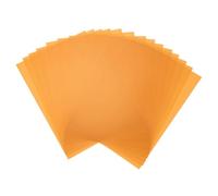 sourcing map Lot de 14 feuilles en plastique coloré A4 transparent ambré pour correction de couleur, filtre de lumière, gel, étanche, 29,7 x 21,1 cm, pour loisirs créatifs, éclairage LED, photo