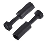 sourcing map Lot de 15 bouchons d'obturation pneumatiques en plastique pour tuyau d'air de 8 mm de diamètre intérieur Noir
