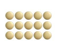 sourcing map Lot de 15 boutons ronds en métal en laiton de 23 mm pour couture, loisirs créatifs, blazer, costumes, décoration de vêtements, accessoires de bricolage, bronze