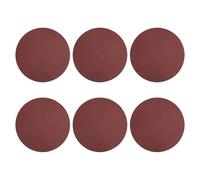 sourcing map Lot de 15 disques de ponçage 203 mm Grain 1000 Papier abrasif auto-agrippant pour le travail du bois, automobile, polissage des métaux, rouge