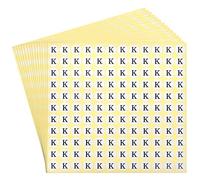 sourcing map Lot de 15 feuilles d'autocollants ronds en forme de lettre K pour scrapbooking et travaux manuels