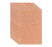 sourcing map Lot de 15 feuilles de mousse EVA, 20 x 20 cm, 2 mm d'épaisseur, feuilles de mousse auto-adhésives pour salle de classe, scrapbooking, loisirs créatifs, loisirs créatifs, or rose