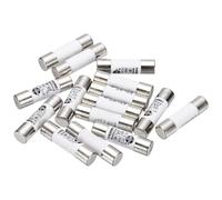 sourcing map Lot de 15 fusibles à fusion rapide 380 V 2 A en céramique pour micro-ondes Type F 10 x 38 mm
