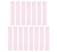 sourcing map Lot de 15 règles droites en plastique transparent de 15 cm avec ligne ondulée pour salles de classe, maison, bureau - Rose