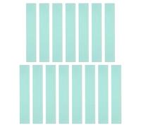 sourcing map Lot de 15 règles droites en plastique transparent de 15 cm avec ligne ondulée pour salles de classe, maison, bureau, vert