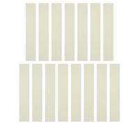 sourcing map Lot de 15 règles droites en plastique transparent de 15 cm avec ligne ondulée pour salles de classe, maison, bureau, jaune