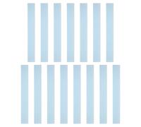 sourcing map Lot de 15 règles droites en plastique transparent de 20 cm avec ligne ondulée pour salles de classe, maison, bureau, bleu