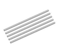 sourcing map Lot de 15 tiges filetées M8 x 200 mm entièrement filetées en acier inoxydable 304 pour ancres, boulons, pinces, cintres et boulons en U, pas de filetage de 1,25 mm