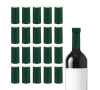 sourcing map Lot de 150 capsules thermorétractables en PVC pour bouteilles de vin, caves à vin, maison, 30 x 60 mm, vert
