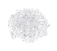 sourcing map Lot de 150 marqueurs transparents pour cintre à vêtements Taille XXL Convient pour tige de 3 mm