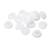 sourcing map Lot de 16 bouchons ronds en silicone transparent pour tuyaux de bouteille de 14,5 à 15,5 mm de diamètre intérieur